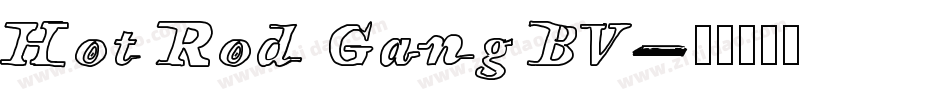 Hot Rod Gang BV字体转换